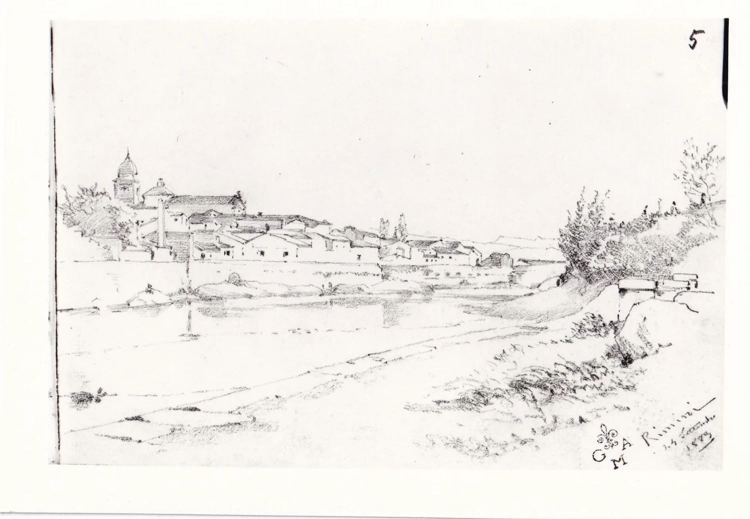 Veduta di Rimini - Gallerie degli Uffizi, Firenze